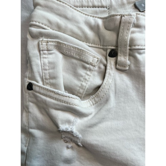 Kut from the Kloth High Rise Rachael Fab Ab White Jeans Size 0 - Picture 3 of 10